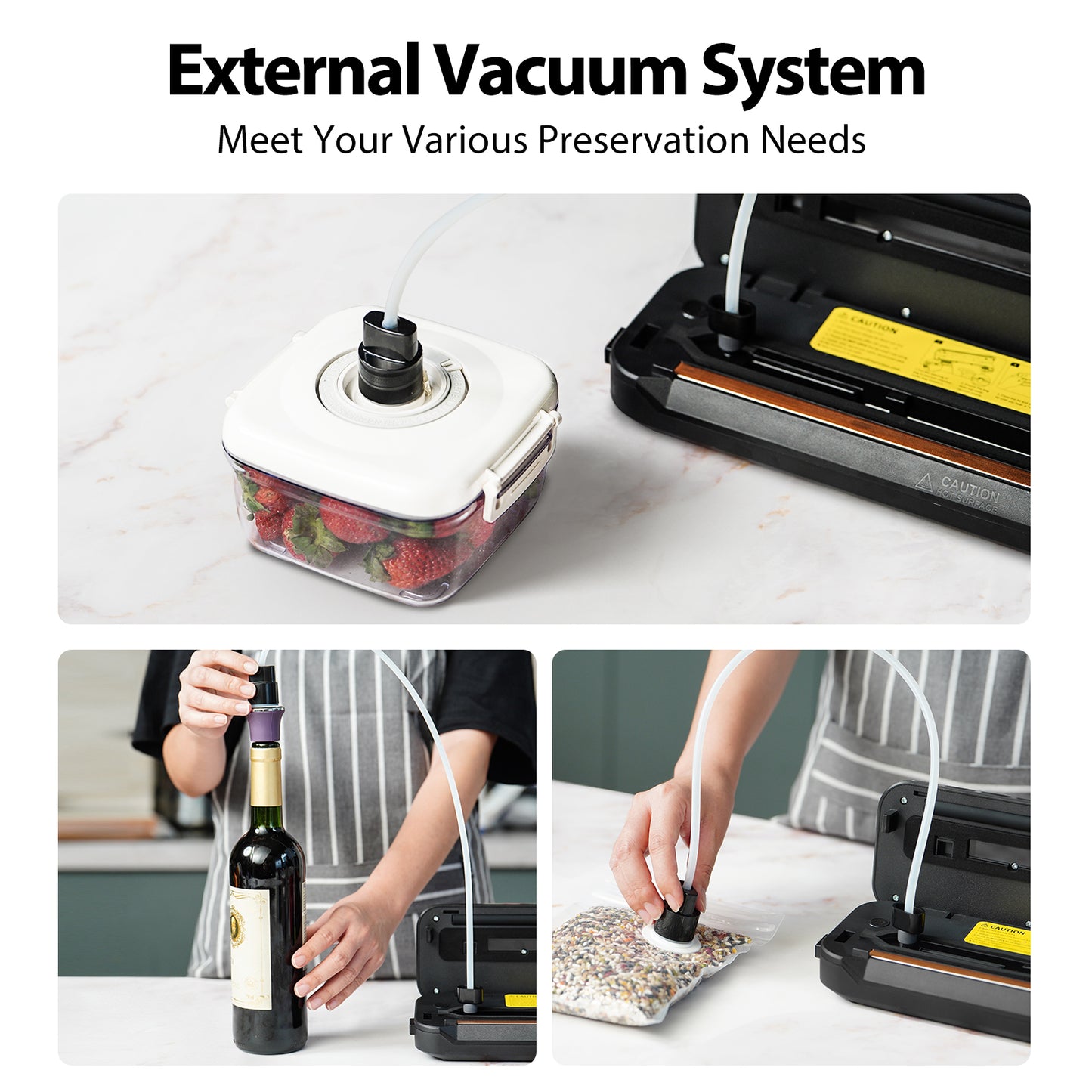 Innovsync 8-In-1 Powerful Food Vacuum Sealer